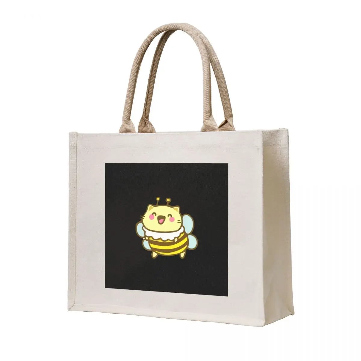 

Cute Honey Cat Chuppy Tote Bag shopping bag logo reusable shopping bags hand bag custom canvas