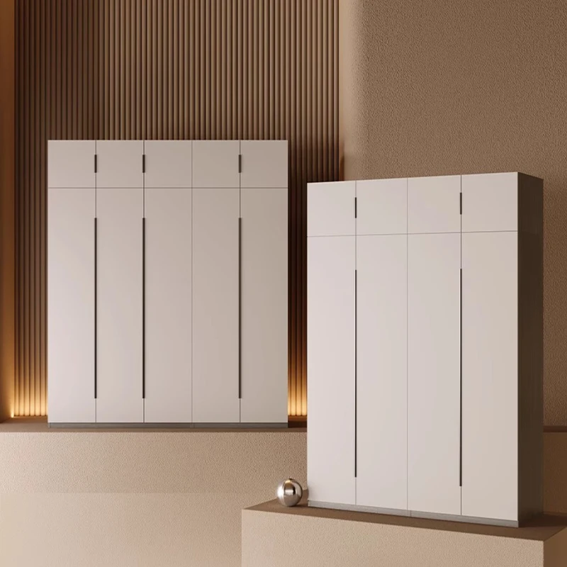 Luxury Modern Wardrobes White Display Free Shipping Clothes Storage Cabinets Simple Nordic Armario De Ropa Furniture Bedroom