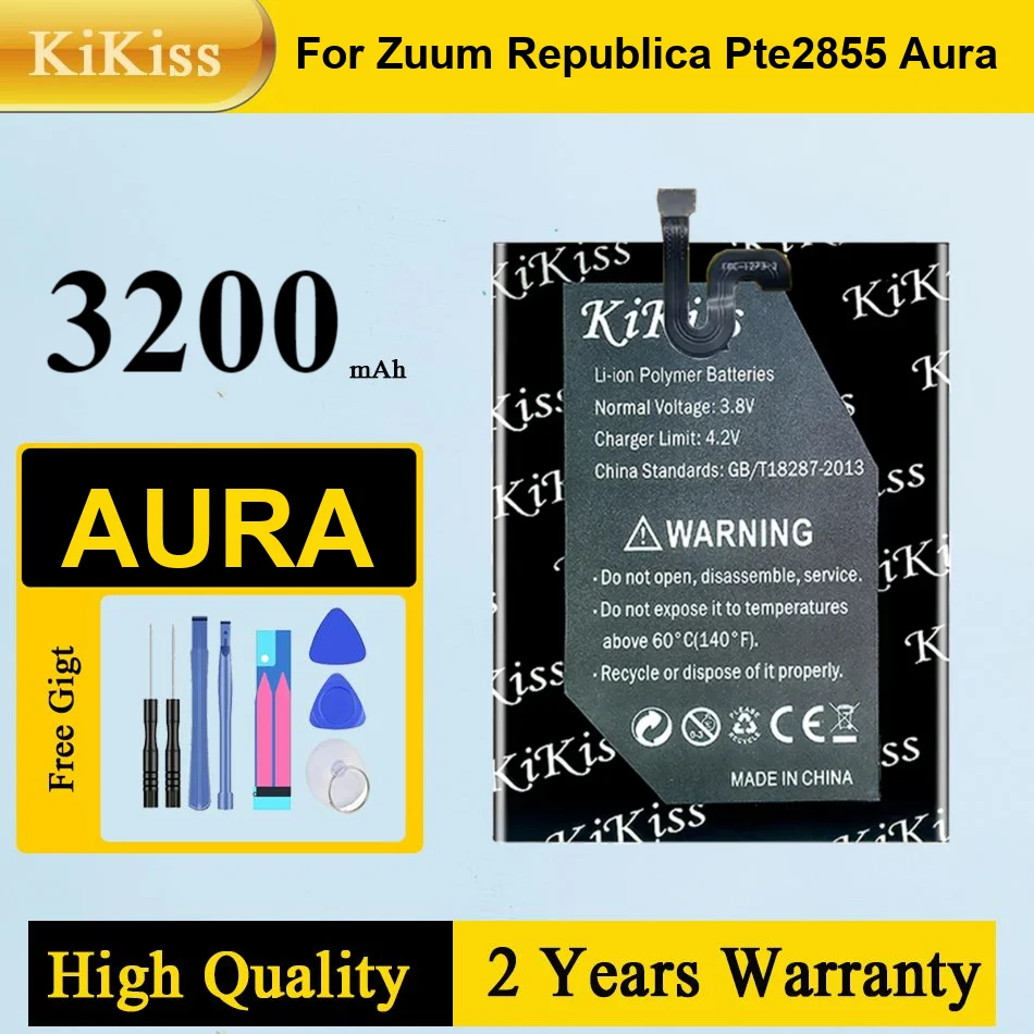 AURA Battery For zuum REPUBLICA PTE2855 AURA
