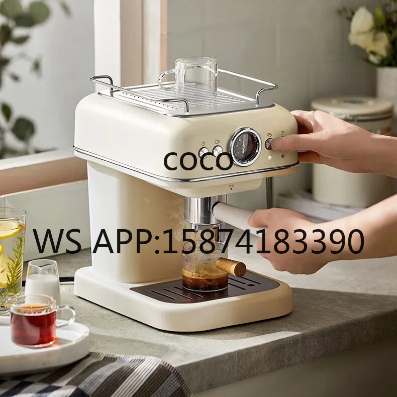 5Bar Semi-Automatic Espresso Coffee Machine Milk Foam Integrated For Home & Small Cafe