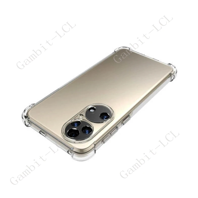 Capa anti-queda para huawei p50 pro 2021 JAD-AL00 JAD-AL50 JAD-LX9 tpu macio original à prova de choque capa traseira em p50pro