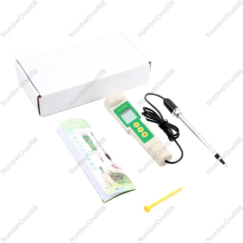 EC Soil Meter Three-in-One EC/CF/TDs Soil Meter Orchard Tester EC Meter TDs Conductivity with Line Detection