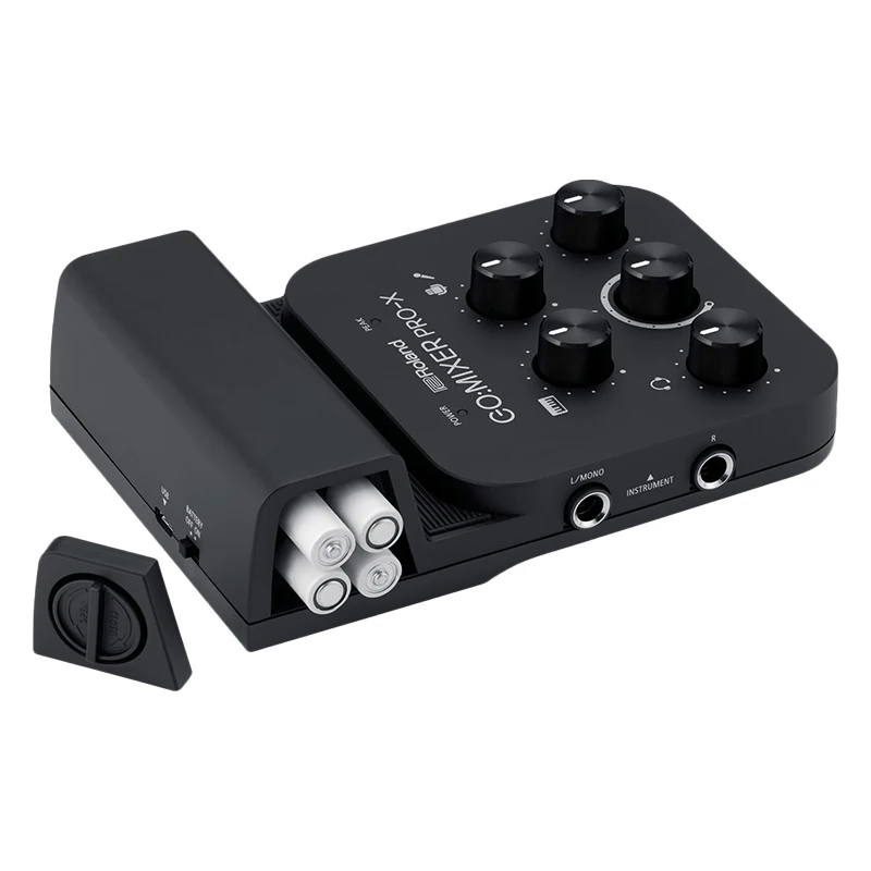 Roland GO Mixer Pro-X Audio Mixer for Smartphone / Computer / Live Streaming Support Guitar / Bass / Microphone Multiple Input