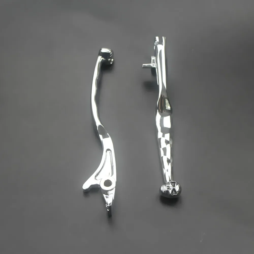 Pair Skull Brake Clutch Levers Motorcycle For Suzuki Marauder 800 Boulevard  M50 C50 lntruder Volusia 800