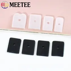 100Pcs Meetee 6/8/10/12mm Silicone Rubber End Caps for Plastic Boning Wedding Dress Fishbone Cap Buckle DIY Sewing Accessories