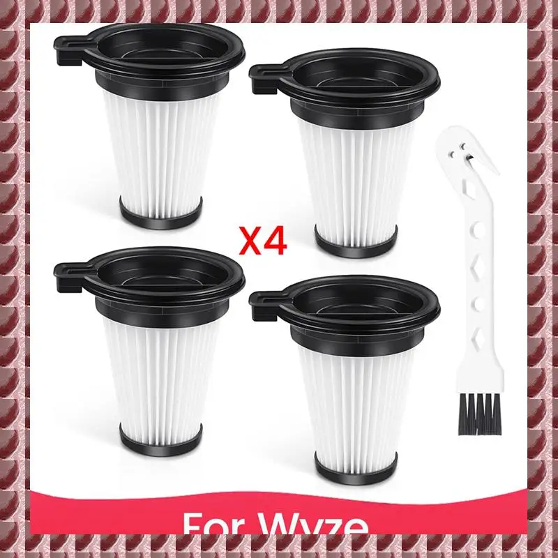 

A95G 4 Pcs Replacement Filters For Wyze Cordless Vacuum Cleaner, Removable And Washable Filter Accessories Set