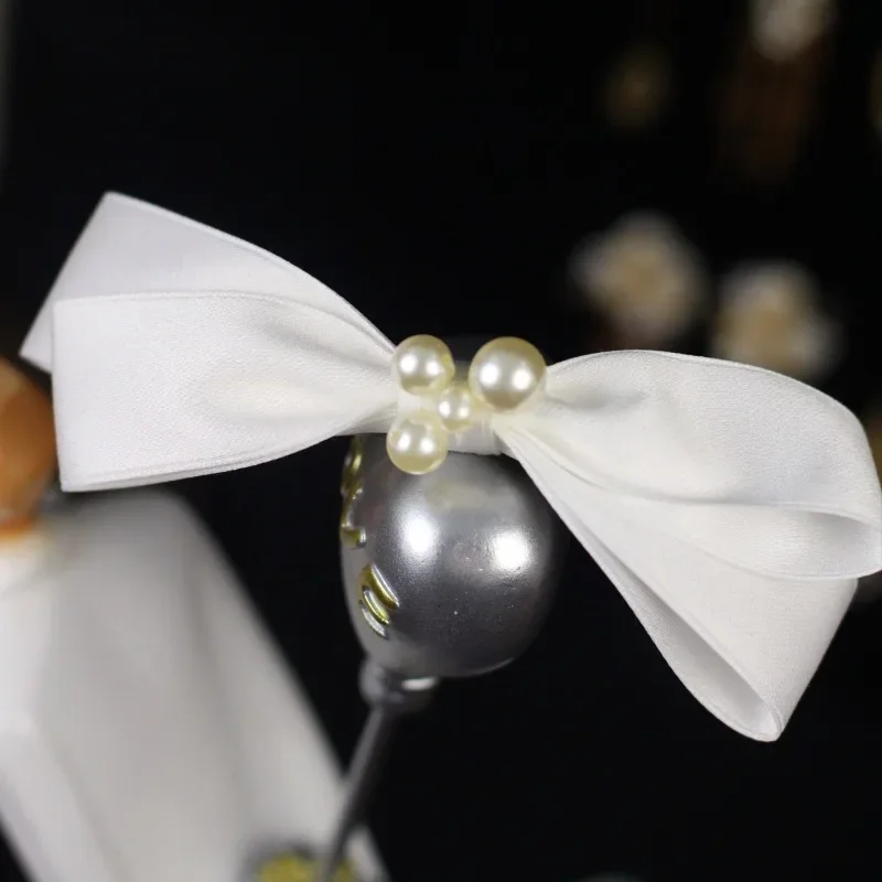 HP164 Simple Handmade Bow Pearl Hairpin Bridal Wedding Hair Accessories Wholesale