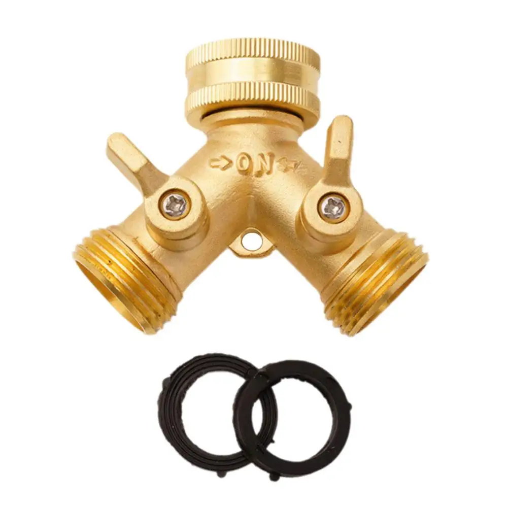 Brass Faucet Tap Connector Mixer Hose Adaptor Quick Connecter 3/4 Copper Hose Coupling Adapter Garden Watering Fittings Tool
