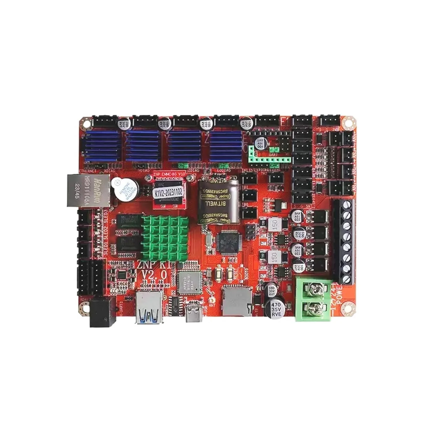 Motherboard ZNP K1 V2.3 für Elegoo Neptune 4 Max / Neptune 4 Plus STM 32-Bit Silent Mainboard ZNP K1 V2.0 für Flachbandkabel-Druck – Detail 11