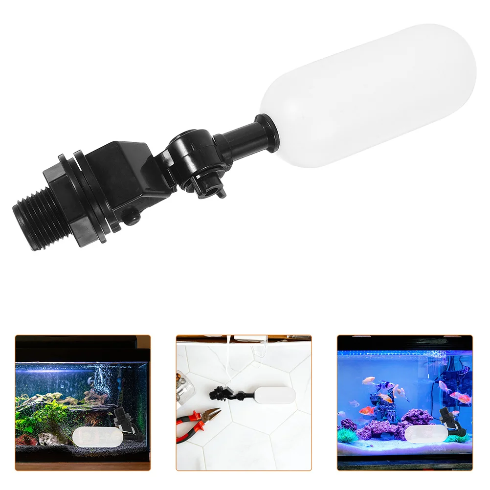 

2pcs Plastic Float Ball 1/2 Inch Automatic Water Level Control Shut Off Valve For Aquarium Tank Pond Mini Float Valve Water