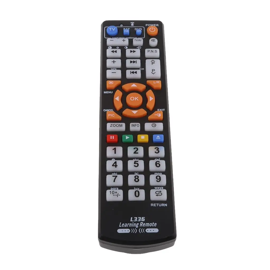 Universal Self-Learning TV Remote Control Full Key Type Replacement L336