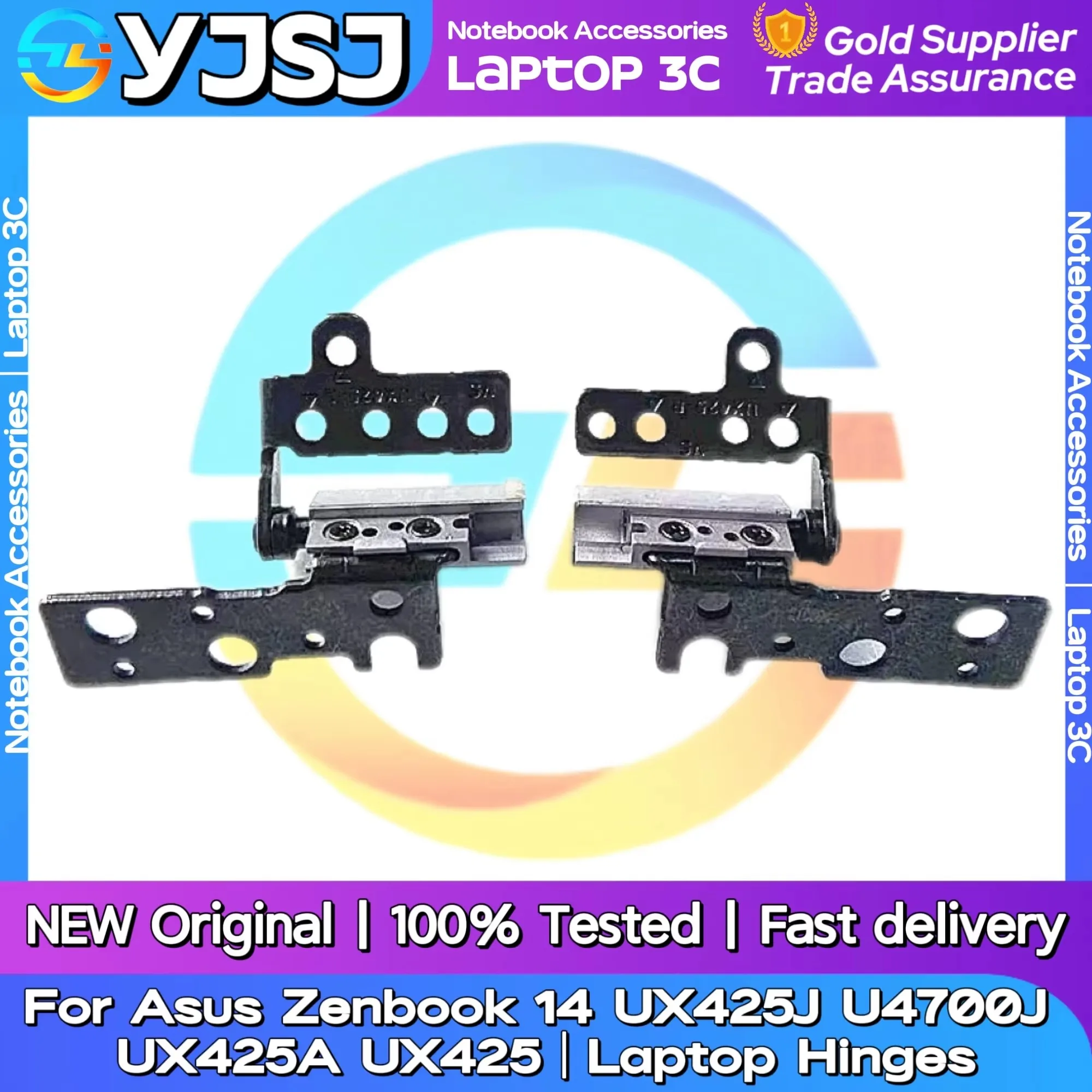 New Original Laptop Notebook Hinges For Asus Zenbook 14 UX425J U4700J UX425A UX425 LCD Screen Hinge LCD shaft