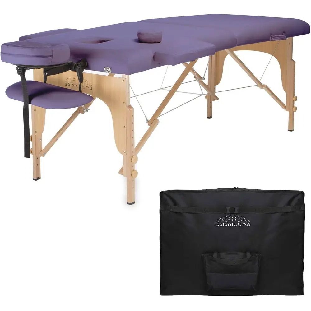 

Portable Folding Massage Table with Carrying Case - Lavender