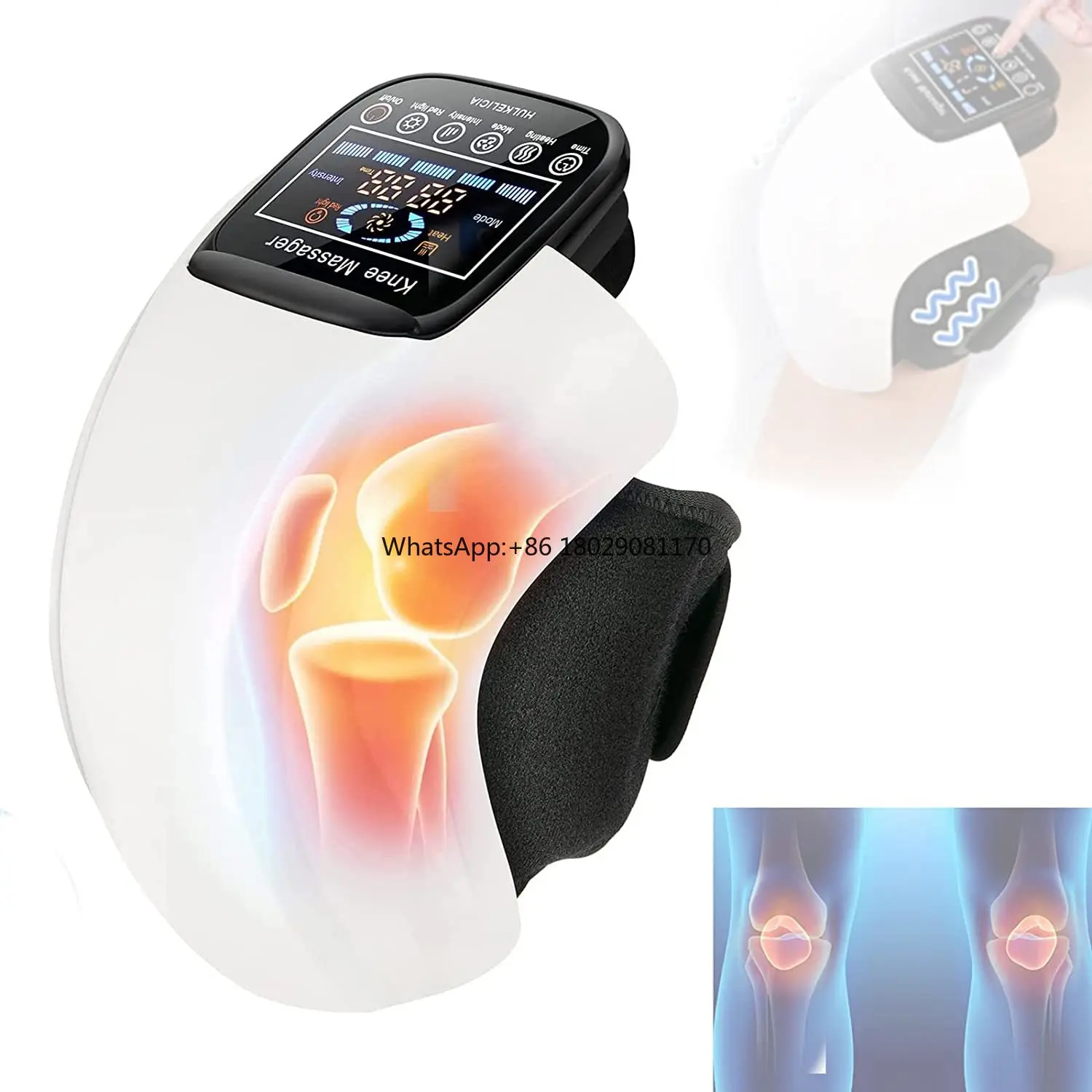 

2023 Hot Air Compression Knee Massager with Heat Knee Massage Machine Muscle Pain Relief with 2 Modes and 3 intensity