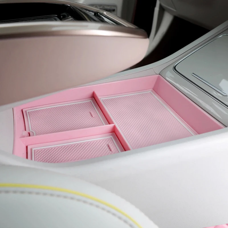 Car Styling Central Control Lower Storage Box For Geely Geometry C 2023 2024 Central Control Organizing Storage Box Accessories