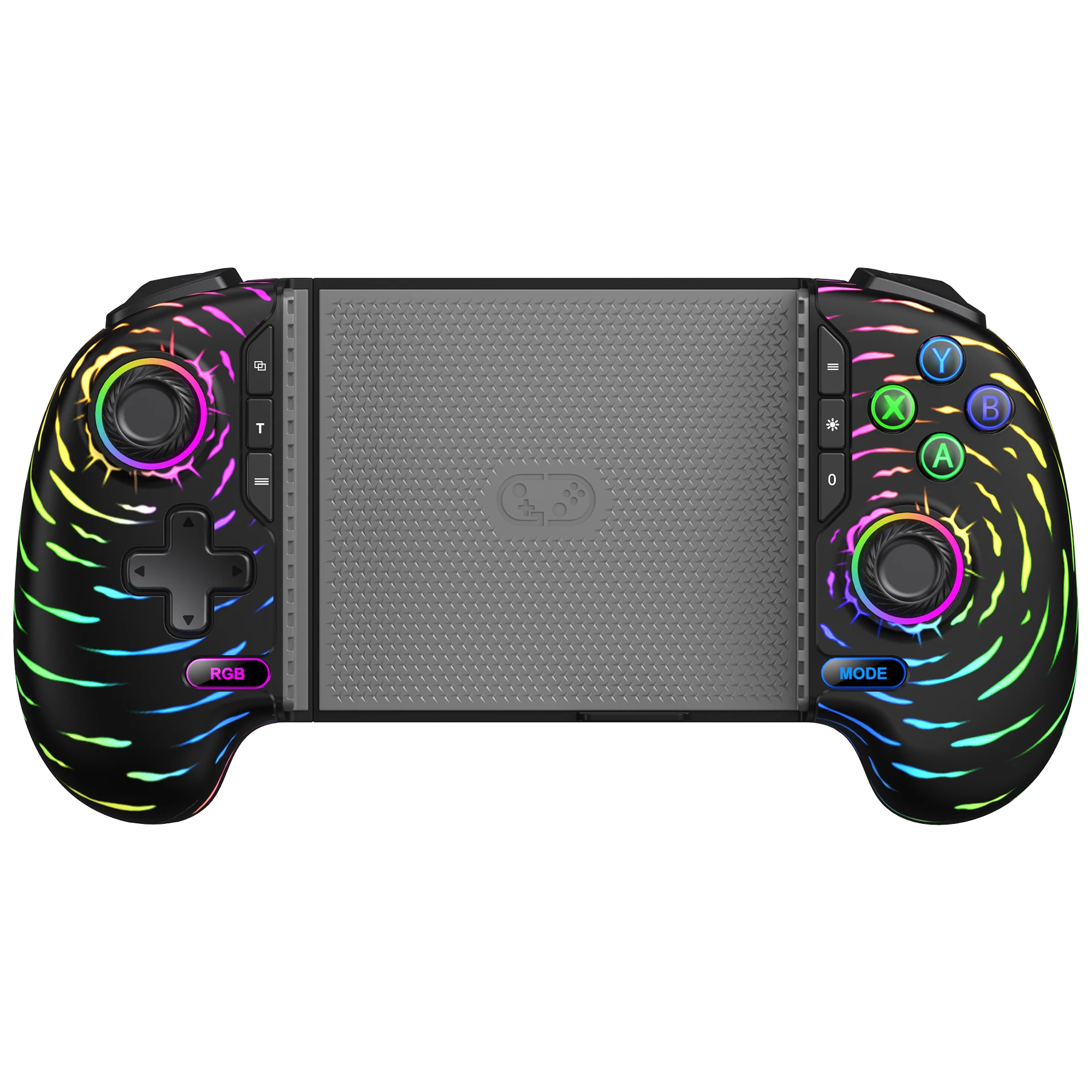 BEBONCOOL Handy-Controller mit RGB-Licht, Teleskop-Gamecontroller für Telefon, Android, iOS,