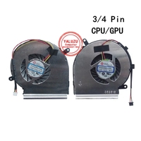 Laptop CPU GPU Cooling Fan For MSI GE62 GE72 GL62 GL72 GP62 GP72 GV62 MS-1795 16JB 16J5 16J8 16J9 16J4 16JF 16JC 169C PE60 PE70