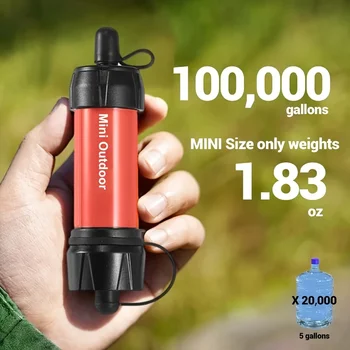 4-Piece Survival Water Filter 1