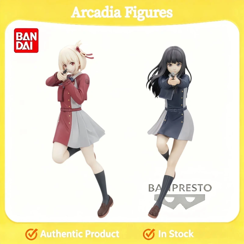 [In Stock] Original Genuine FuRyu FuRyu Lycoris Recoil Nishikigi Chisato Inoue Takina Anime Action Figure Model Desktop Doll Toy