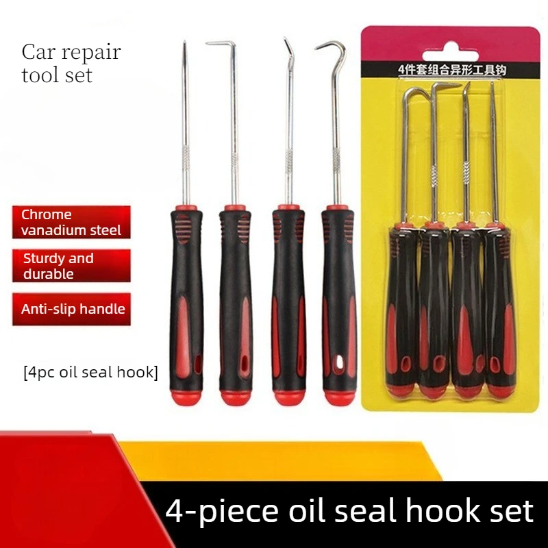 

8-Piece Vehicle Engine Oil Seal Screwdriver Set, O-Ring Puller, Pick Hook, Seal Repair Tools, Car Disassembly Tools