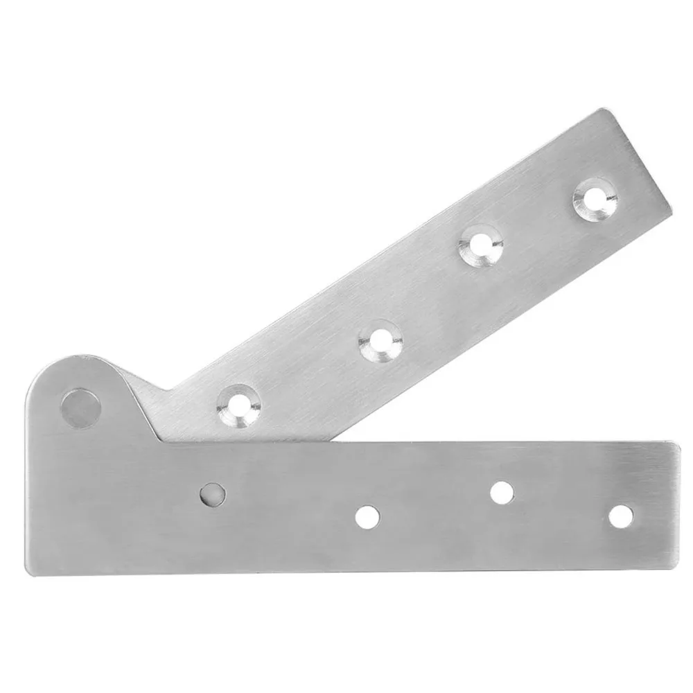 2pcs Durable Stainless Steel Pivot Hinges Easy Install Rotatable Cabinet Pivot Hinges Hidden Pivot Hinges Windows