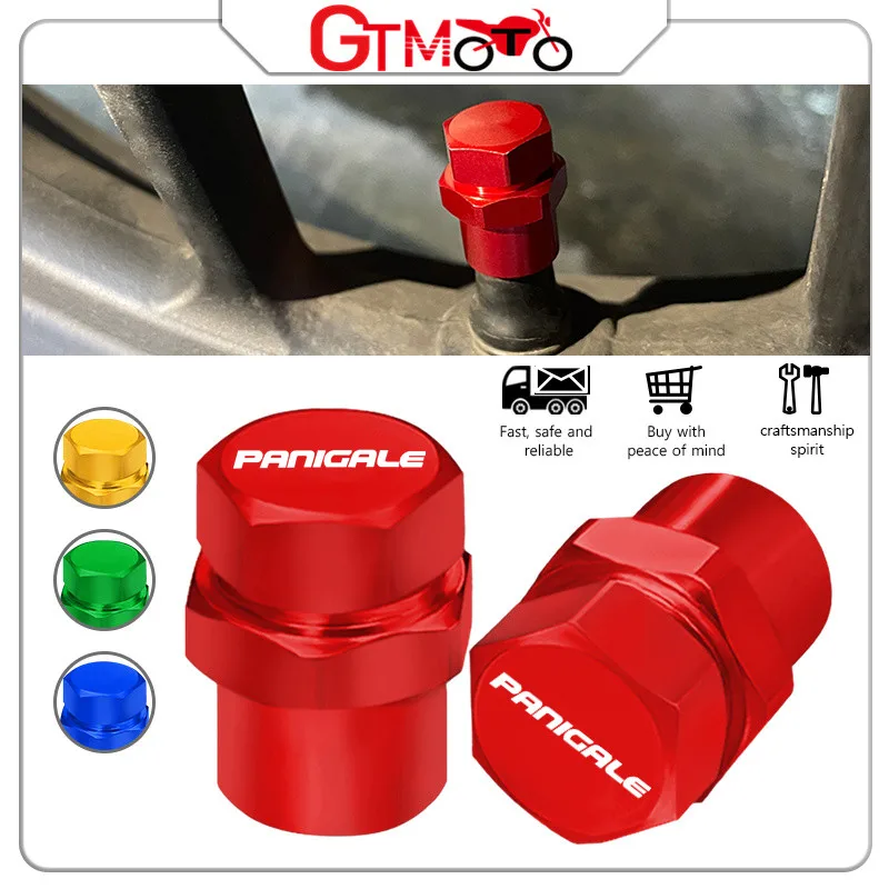 

New For PANIGALE 899 959 1098 1198 1199 1299 Panigale Motorcycle Accessories CNC Aluminum Wheel Tire Valve Caps Airtight Covers