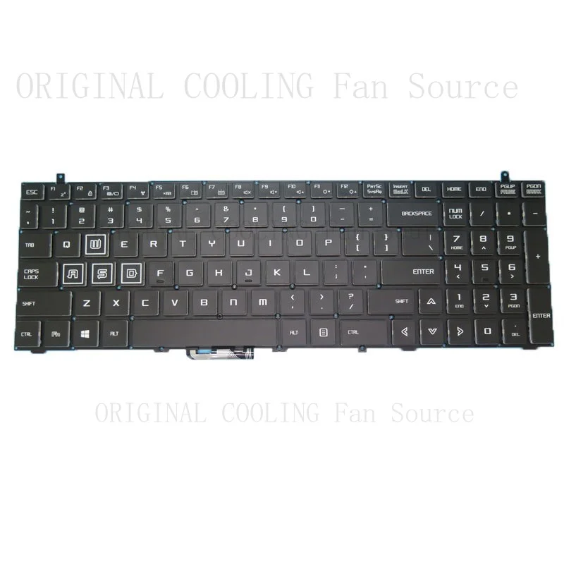 R+  Laptop Keyboard For Eluktronics RP-17 17.3' United States US No Backlit Black