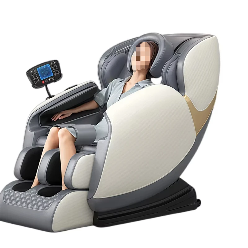 Top 0 Gravity Electric 3D 4D 8D Sl Track Salon Massage Chair Bed Full Body-image