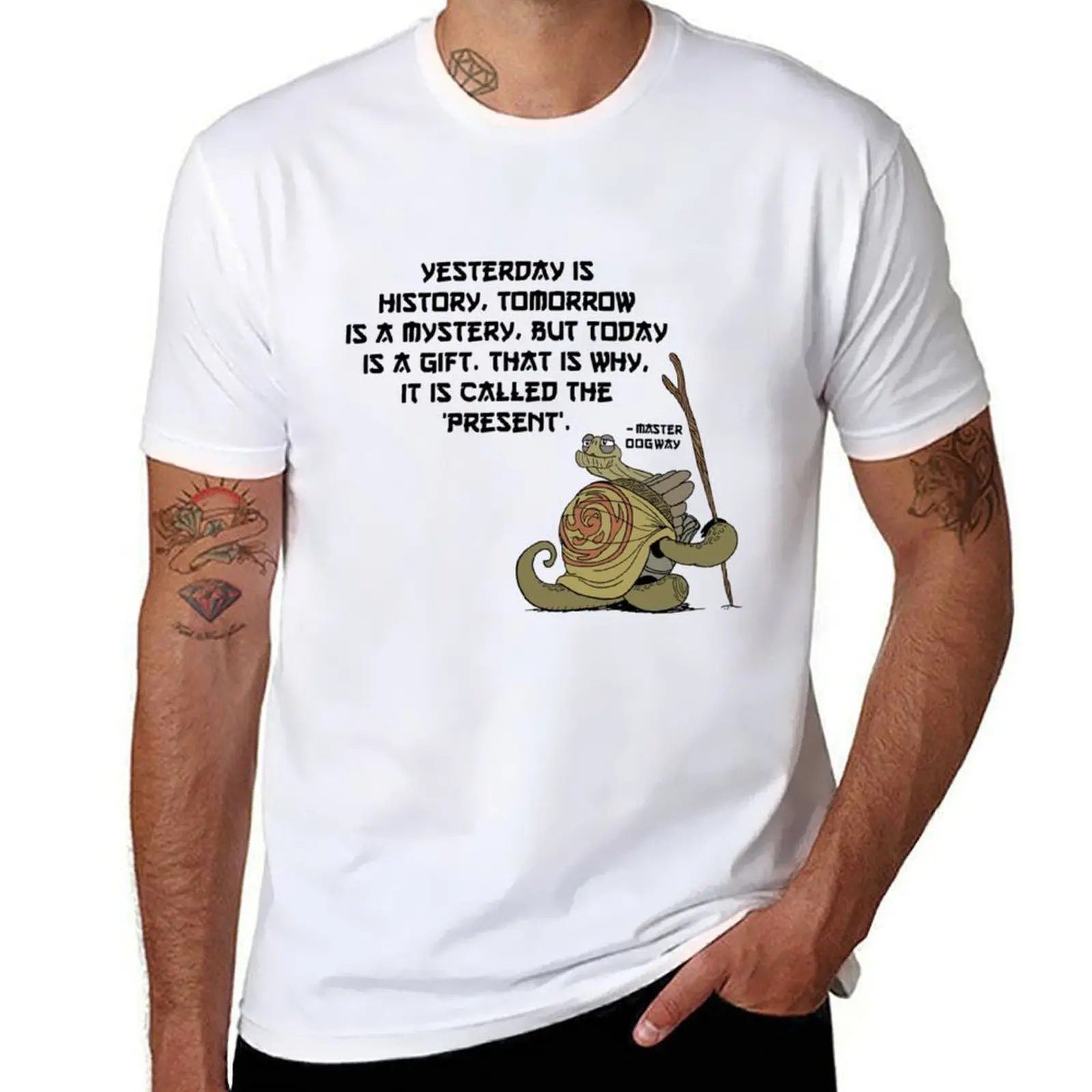 

Master Oogway Quote T-Shirt man t shirts cotton t shirts designer T-Shirt
