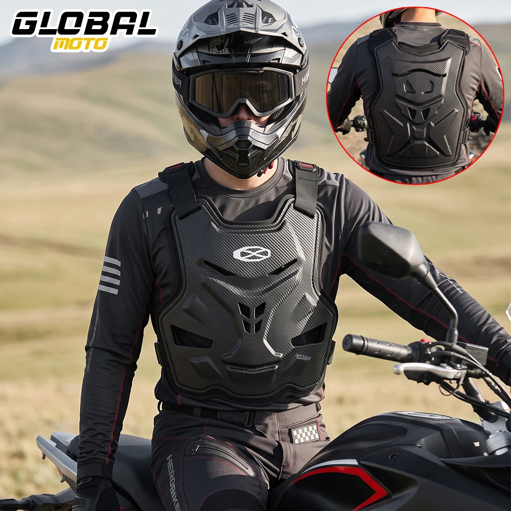 Men's Motorcycle Armor Vest Motorbike Full Body Armor Pants Wear-Resistant Motocross Riding Clothing Armor Protective Equipment