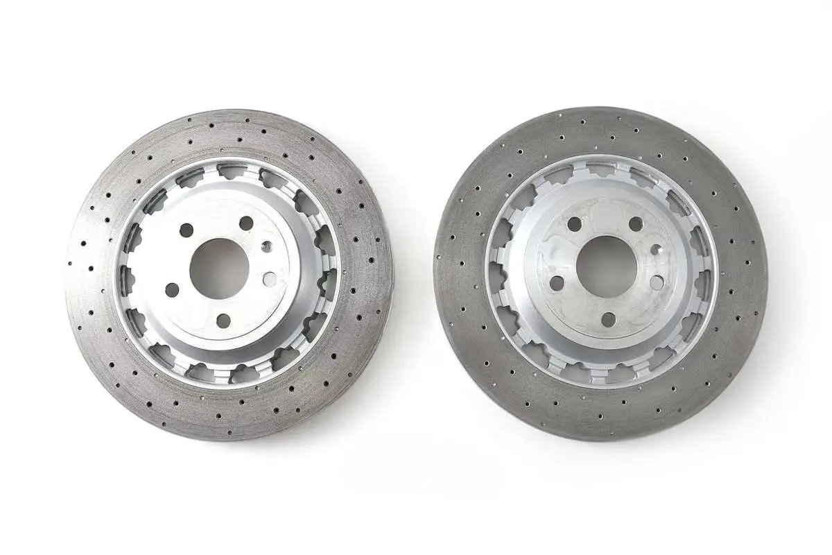 For Front 369*34mm Coated Perforated Floating Bolt Disc Brake Rotor 8V0615301R for Audi A3 Rs3 8V 2016