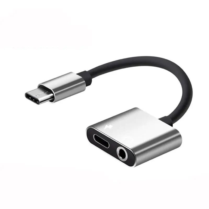 Type-C Adapter Aux Earphone adapter Usb c to 3.5mm Headphone Adapter Nice Sound Quality TypeC to 3.5mm Adapter