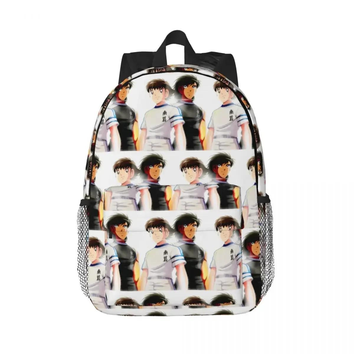 

Рюкзак с героями мультфильмов «Капитан Цубаса», Лидер продаж, рюкзак большой емкости для мальчиков и девочек, сумка для книг, сумки на плечо для мужчин и женщин, школьная сумка