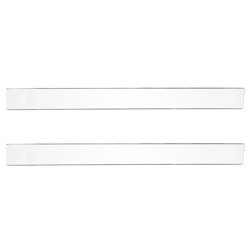 2 Pcs Acrylic Biscuit Rolling Guide Measuring Thickness Ruler 3x29 5x0 2cm Baking Tools Pastry Pizza Fondant Cake