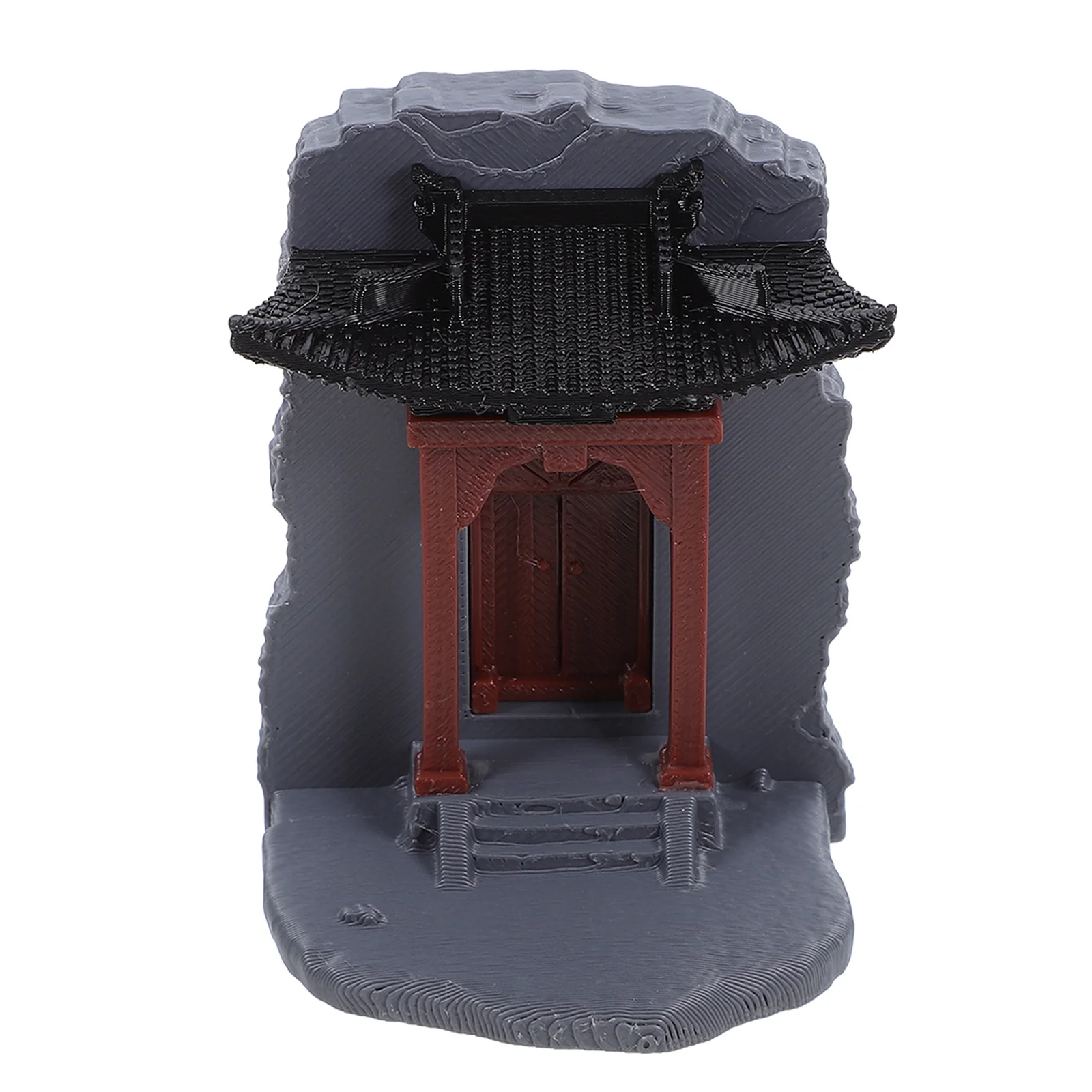 

Chinese Style Bookend Pagoda Gate Creative Desktop Ornament Nostalgic Landscape Aquarium Zen Garden Decor Feng Shui