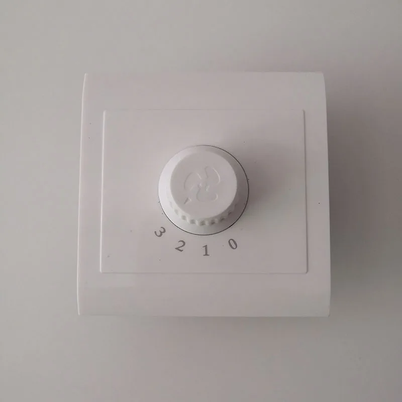 Ceiling Fan with Light Fan Switch 3 Speed Wall Control Electric Fan Speed Switch 3 Gears Regulator Switch Concealed Installation