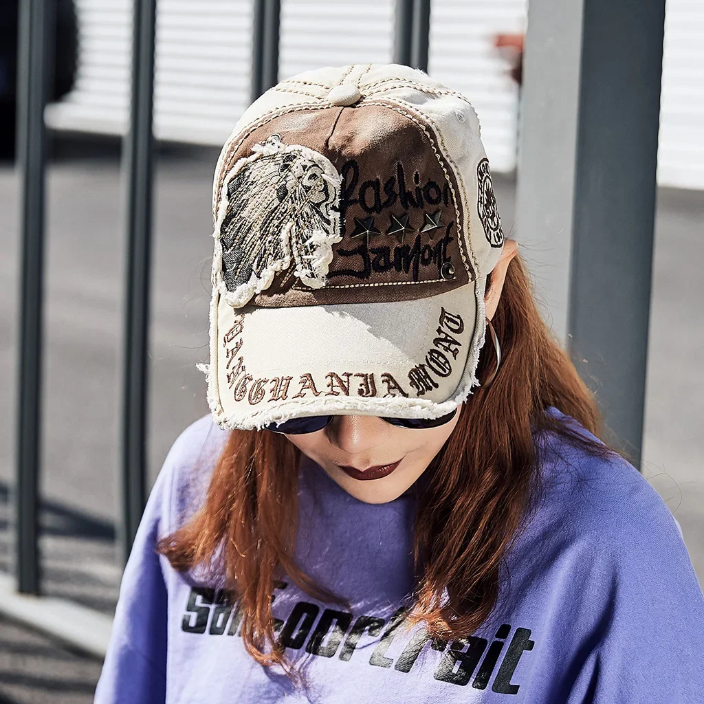 Brand Fashion Embroidery Baseball Cap For Women Vintage Bone Dad Hat Men Autumn Gorras Snapback Hats Female Casquette Sun Caps