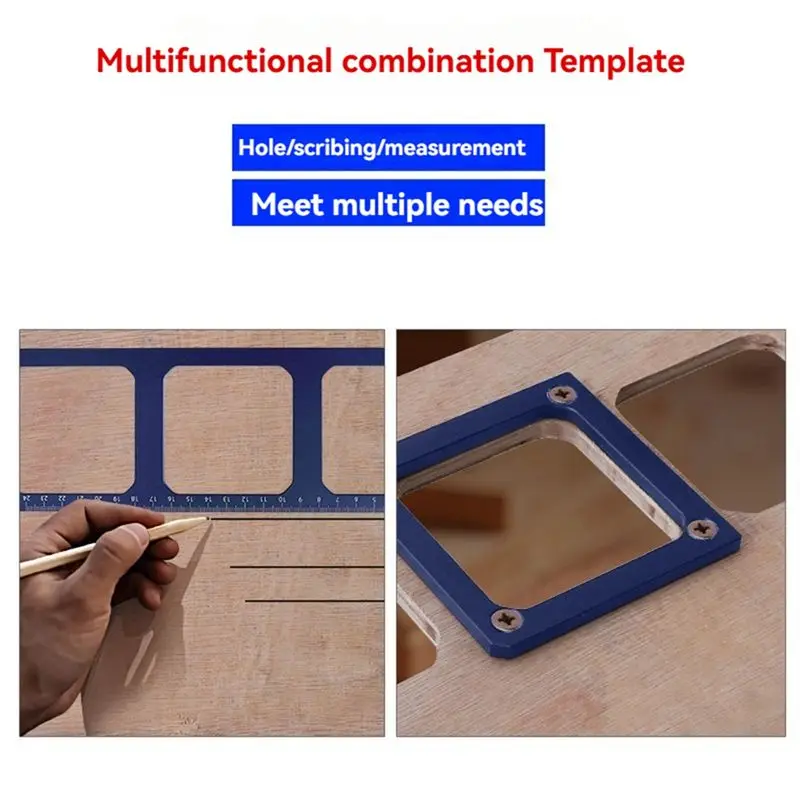 B62B-Socket Opening Template 86 Type Mold Holes Locator Electrical Plug Template Tool Hole Opening Template For Button
