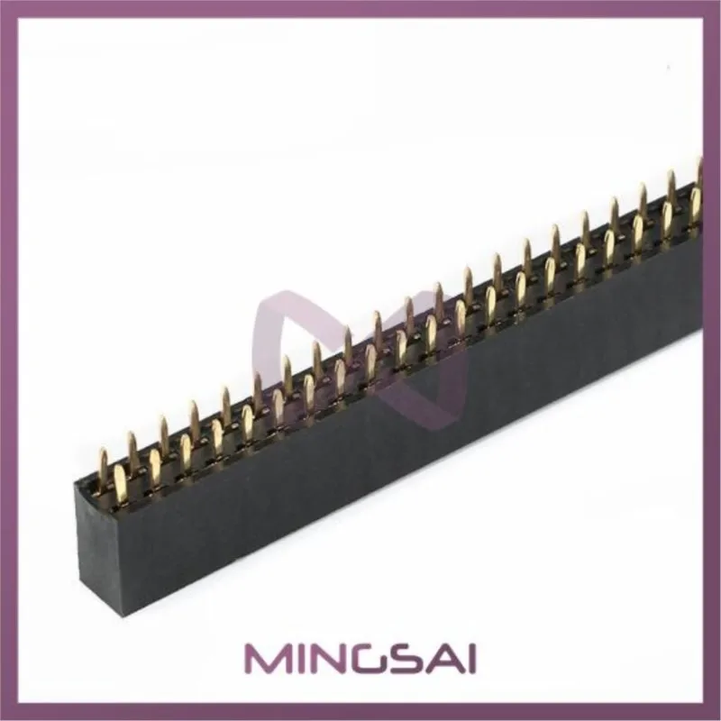 10PCS 2.54mm 40 Pin 1X40 2X40 Stright Female Single Row Pin Header Strip PCB Connector PAIMU