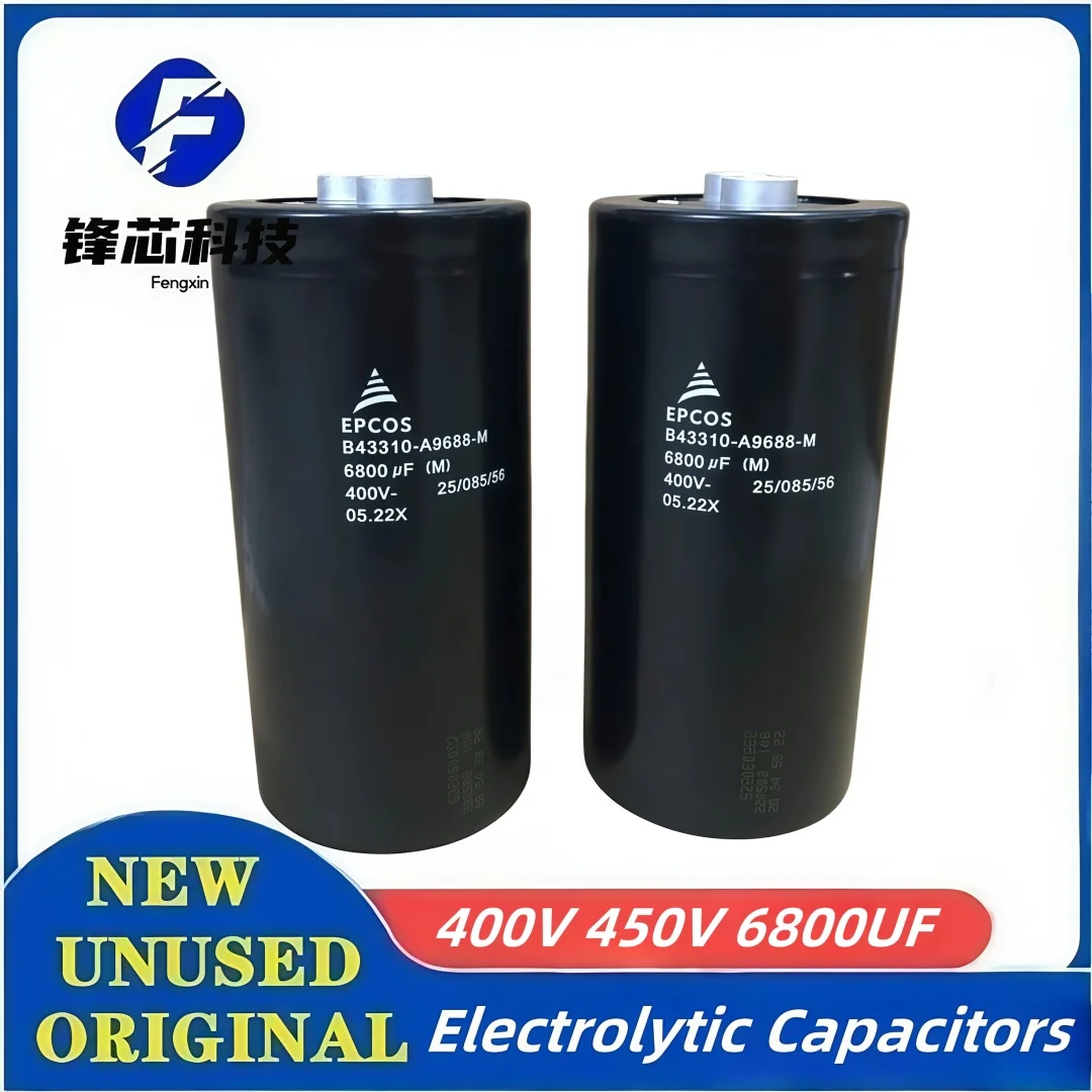 

400V 450V 6800UF Siemens EPCOS Aluminum Electrolytic Capacitor Inverter Welder 400V6800UF 450V6800UF Screw Foot Bolt Capacitor