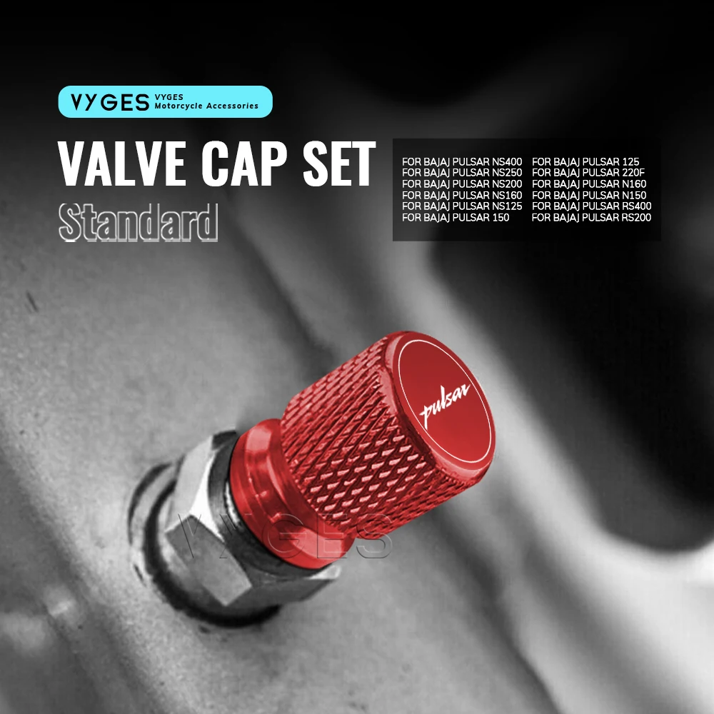 Tapas de Válvula de Neumático de Motocicleta para Bajaj Pulsar NS400 NS250 NS200 NS160 NS125 Pulsar RS400 RS200 N160 N150 220F