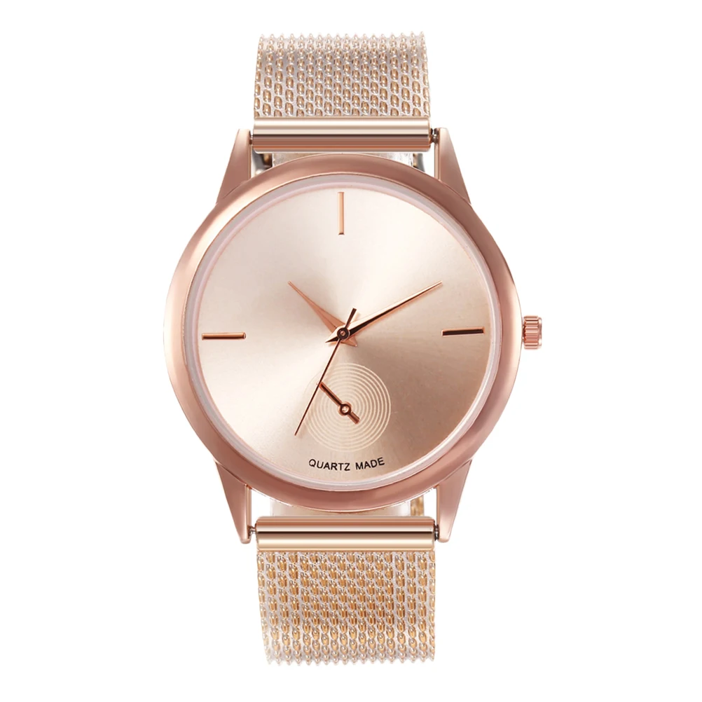 Reloj de cuarzo para mujer Relojes lindos para mujer de pulsera simple Delicada