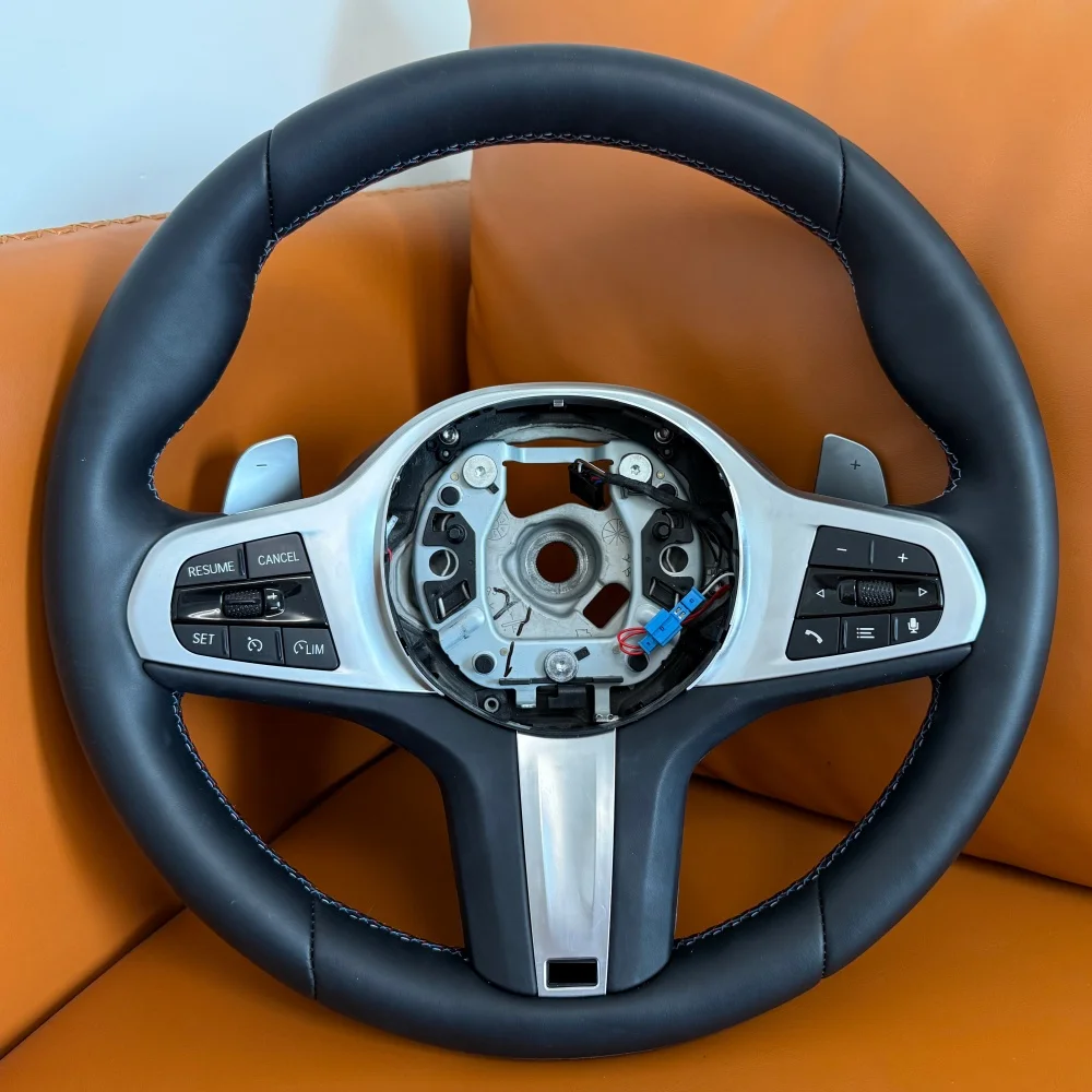 

Leather Steering Wheel For BMW G30 G20 G31 G38 G32 G11 G12 G14 G15 G16 G29 G01 G02 G05 G06 G07 F90 F91 F92 M5 M8