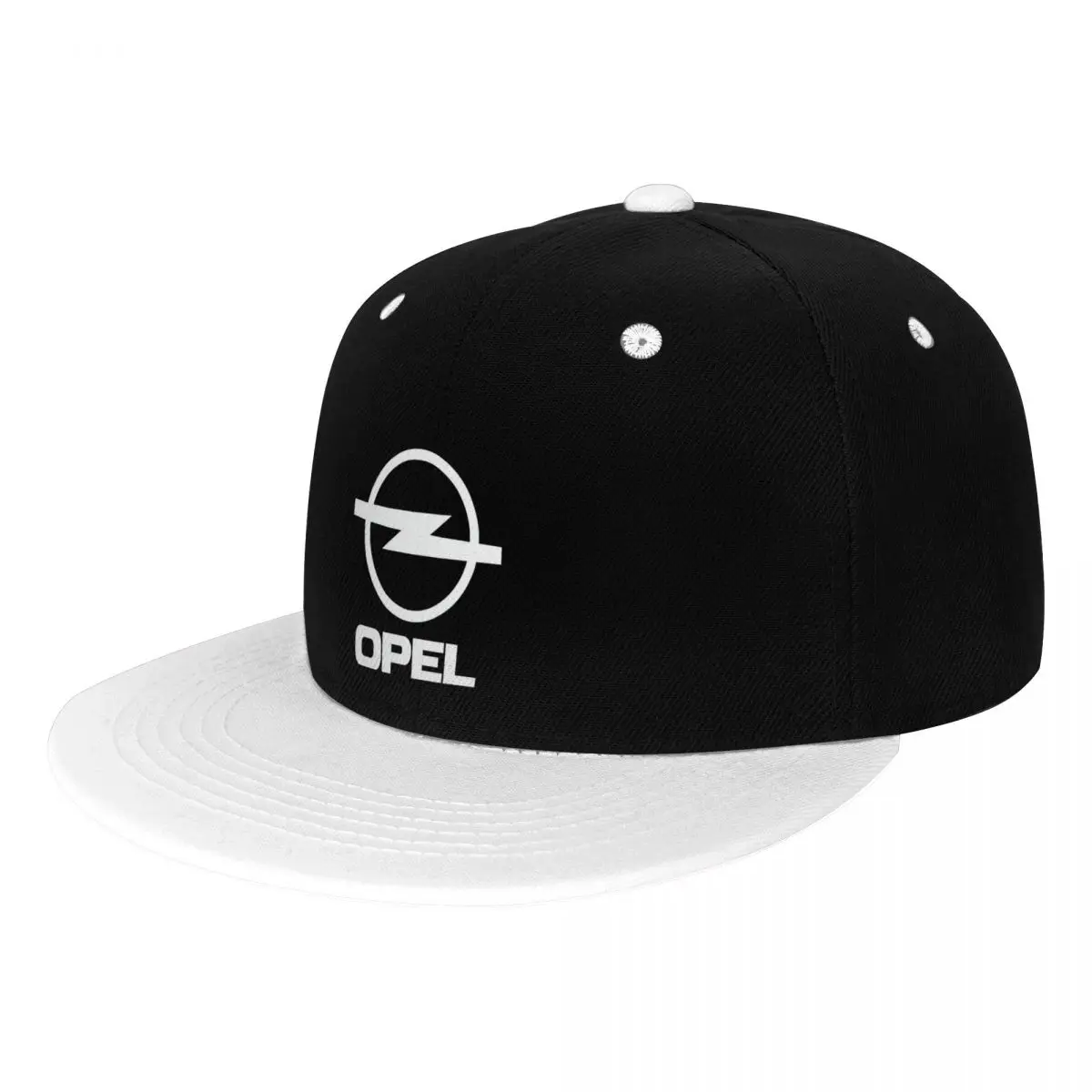 

Logo Letter Opel Baseball Cap Flat Peak Hip Hop Hats Men Women Snapback Caps Male Bone Band Casual Travel Outdoor Sun Hats