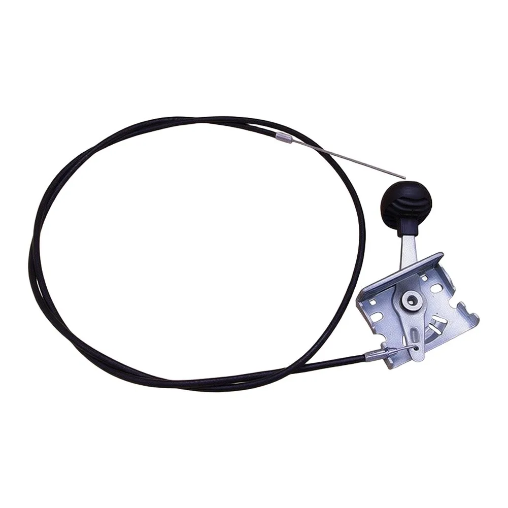72 Inch Throttle Control Cable with Switch for Gas For Lawn Mowers and Two Stage Snow Blowers - Steel Core Design