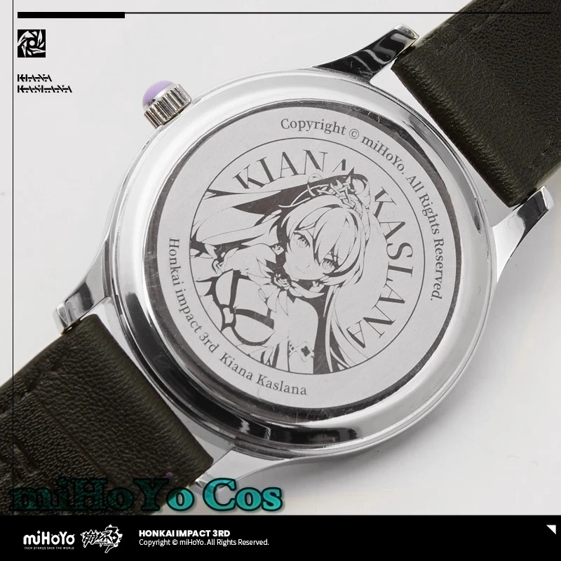 [Genuine] Kiana Watch Game Honkai Impact 3RD Herrscher of Flamescion Customized Watches Anime Cartoon Accessories Halloween Gift
