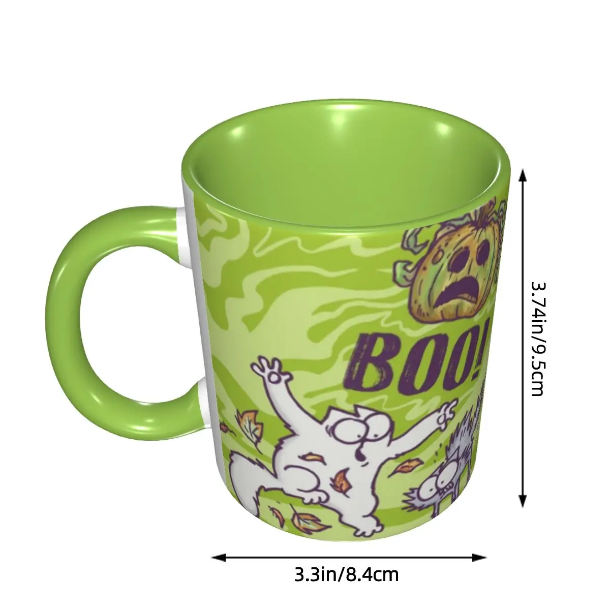 Kubek z motywem kota Simona, akcesoria, prezent dla dzieci, uroczy kubek