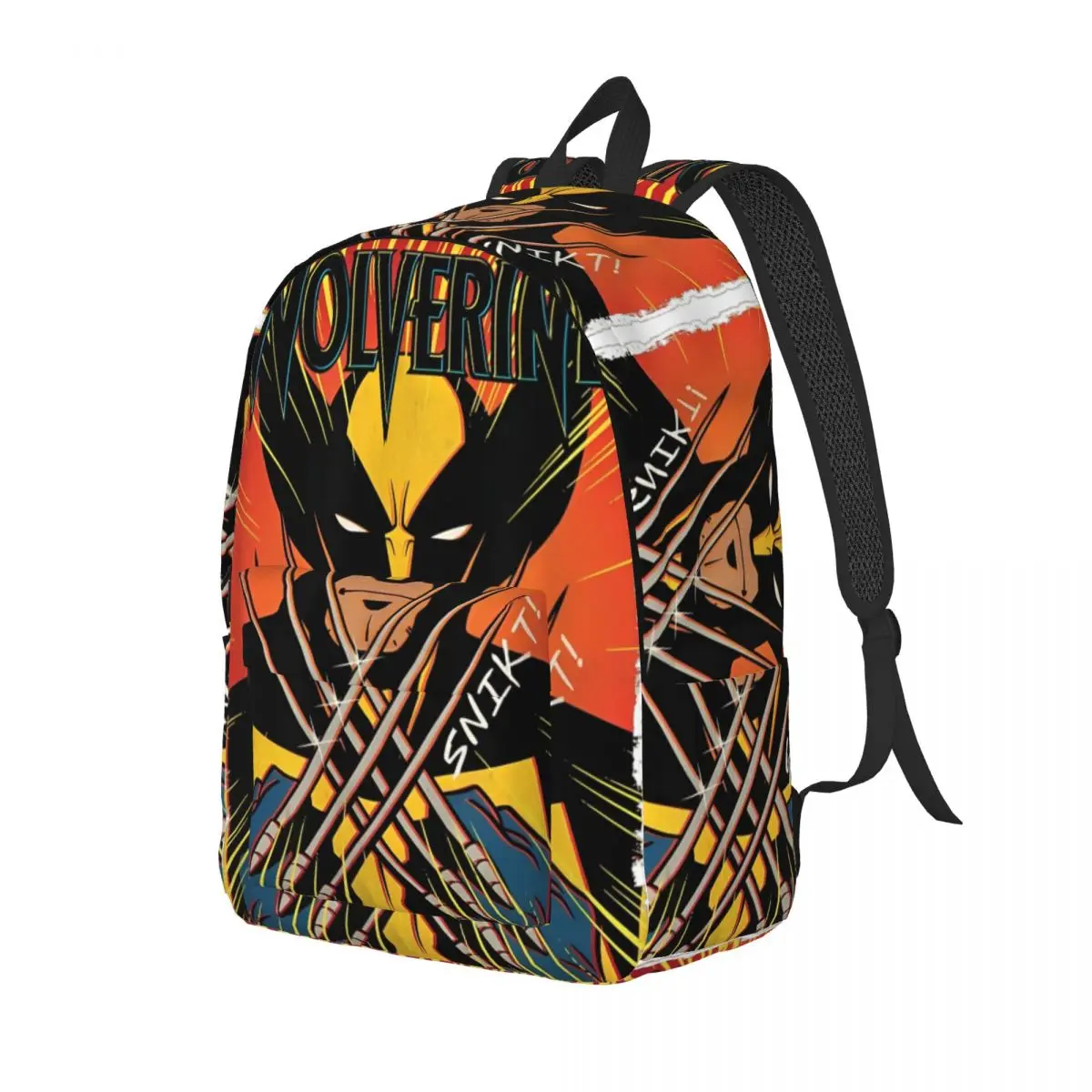 X-Men 97 Wolverine Claws Snikt Zaino retrò per uomo Donna Adolescente Scuola Escursionismo Viaggio Zaino Comic College Borsa a tracolla Regalo
