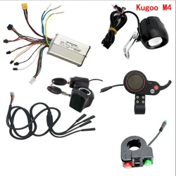 10 Inch Electric Scooter Controller for Kugoo M4 E-scooter Kick Skateboards Parts Scooter Accessories Front Light Display Switch