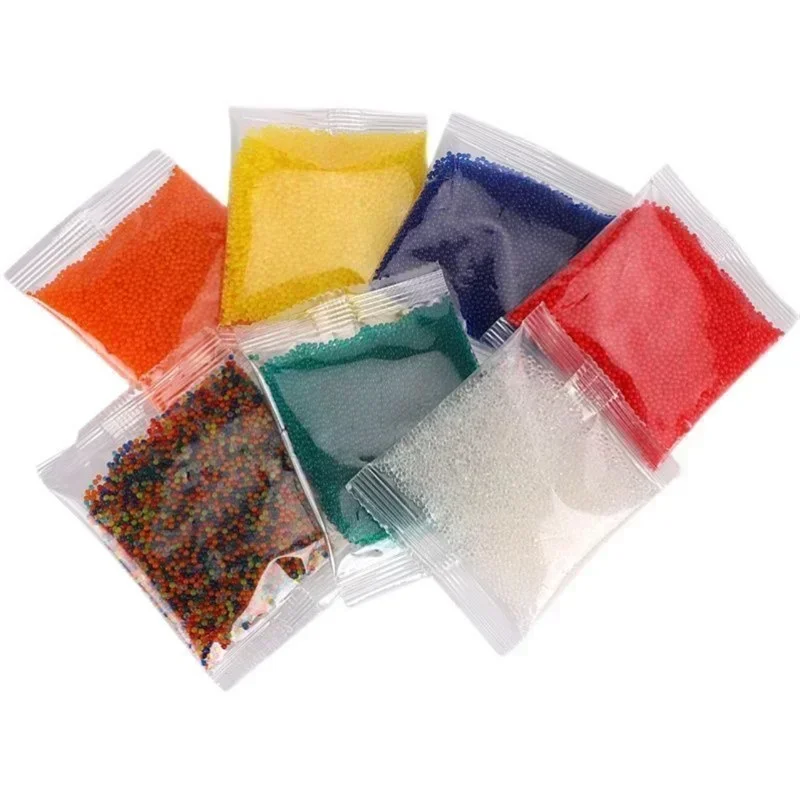WY10000pcs ديكور المنزل حبات المياه الملونة اللؤلؤ هلام الكرة بوليمر هيدروجيل بوعاء كريستال الطين التربة تنمو ماجيك هلام الزفاف #2